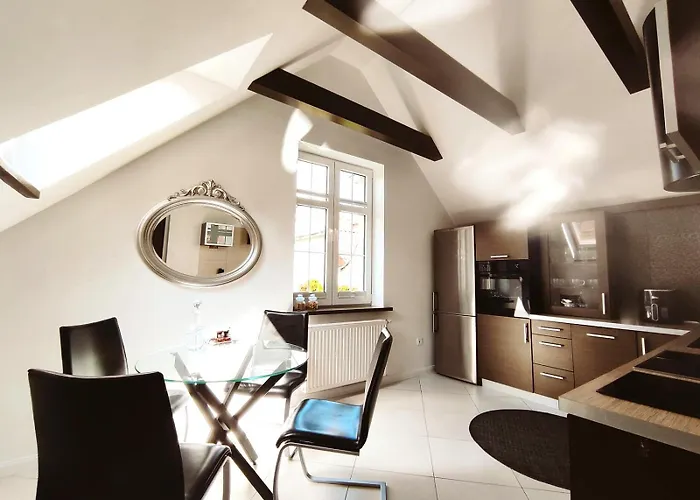 公寓 Old Town Duplex Penthouse - 73m2 格但斯克